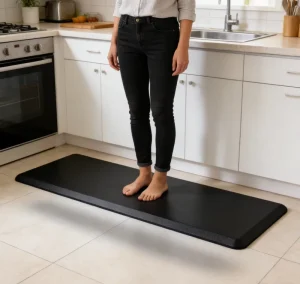 Modern Cushioned Anti-Fatigue Kitchen Mat Set Non-Slip PU Waterproof Eco-Friendly Standing Desk and Floor Mats