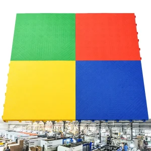 Modern Design Plastic Click Lock Interlocking Anti Slip Fireproof Waterproof Eco Friendly Indoor Outdoor Garage Floor Mats for