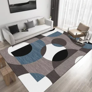 Modern Design Polyester Tufted High-Pile Crystal Velvet Rugs for Living Room