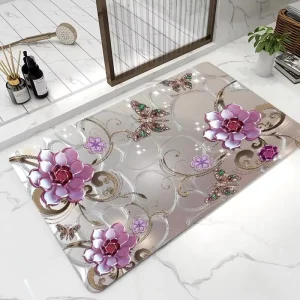 Modern Diatom Mud Bathroom Area Rug Mat