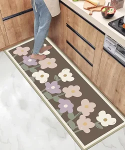 Modern Home Kitchen Quick-Drying Foot Mat Custom Size Non-Slip Long Floor Mat