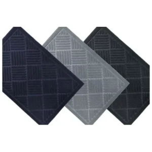 Modern Jacquard Washable Cushioned Water-Absorbent PET-Friendly Non-Slip Eco-Friendly Thin Front Door Mat for Home Custom Design