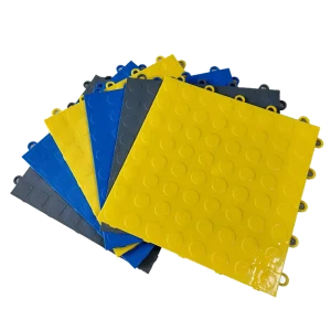 Modern Plastic Waterproof Click Lock Flooring Tiles for Garage Warehouse Hall Office Indoor Use