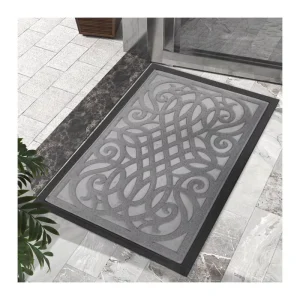 Modern Washable Outdoor Rubber Door Mat for Entrance Waterproof Polyester Indoor/Outdoor Large Non-Slip Mats