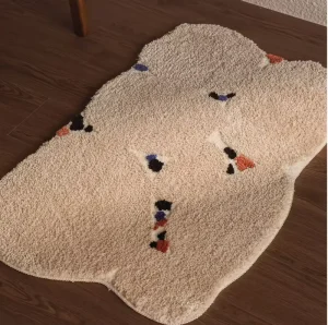 Modern Water-Absorbent Eco-Friendly Non-Slip Bathroom Mat Machine-Made Home Floor Mat