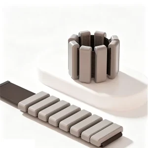 Modular Adjustable Wrist and Ankle Weights, Removable Silicone Fitness Bands for Yoga, Running, and Dance