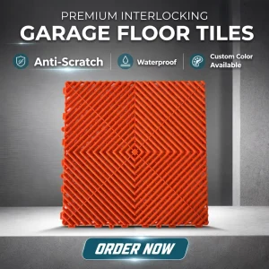 Modular Colorful Click Interlocking Garage Floor Tiles Industrial Plastic Flooring Mats for Car Detailing and Hotels