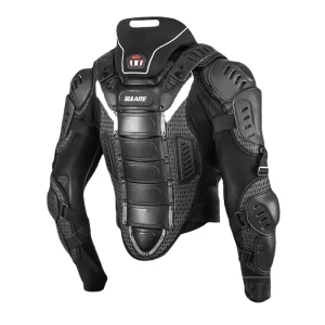 Motocross Off-Road Motorcycle Protective Jacket with Body Protector, Mask and Armor
