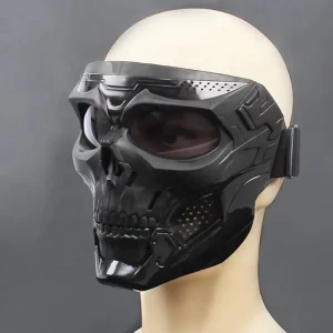 Motorcycle Bicycle Riding Skull Mask Outdoor Sports Halloween Cosplay Windproof Sand Tactical Face Cover