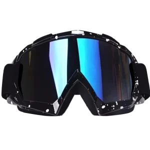 Motorcycle Dirt Bike ATV MX Offroad Half-Face Goggles TPU Frame PC Lenses UV Protection Windproof Dustproof