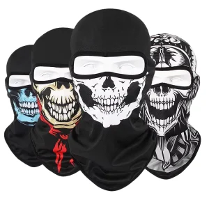 Motorcycle Football Balaclava Face Cover UV Protector Lightweight Polyester Stretch
