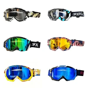 Motorcycle Motocross Goggles, Windproof Dustproof Scratch-Resistant ATV and Dirt Bike Racing Glasses