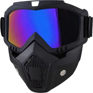 Motorcycle Motocross Off-Road Cycling Goggles Full Face Mask Paintball Tactical Anti-Fog UV400 Protection