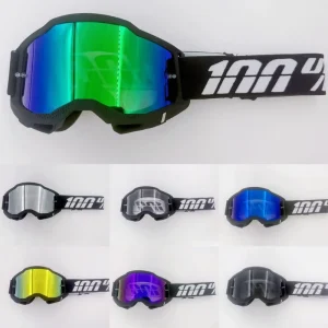 Motorcycle Off-Road ATV Goggles with Replaceable PC Lenses and Frame