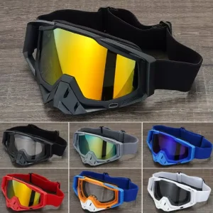 Motorcycle Off-Road Racing Goggles for Men Windproof Safety Protective Glasses for Snowboarding
