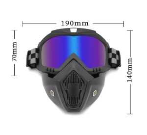 Motorcycle Protective Gears Flexible Match Helmet Mask Motocross Goggles ATV Dirt Bike Eyewear Gear Glasses Ski Goggles