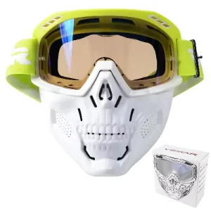 Motorcycle Riding Goggles Mask Motorbike Face Mask Windproof Motocross Goggles Racing Helmet Protective Glasses Mask