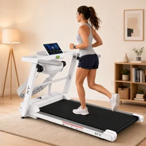 Motorized Foldable Electric Treadmill Running Machine With Led Screen Fitness Gym Body Running Electric Treadmill Machine
