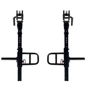 Multi-Angle Swivel Dual Jammer Arms, Heavy-Duty Gym Attachment for Squat Rack and Power Rack