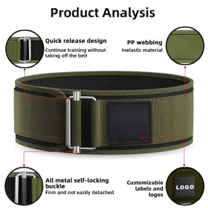 Multi-Color Fitness Strength Training Gym Belt