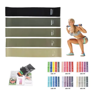 Multi-Color Rubber Yoga Elastic Stretch Mini Resistance Loop Bands
