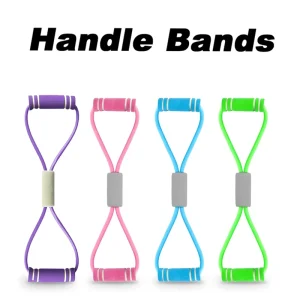 Multi-Color TPE 8-Shape Pull Band Elastic Stretch Rope for Women Yoga Body Shaping Training