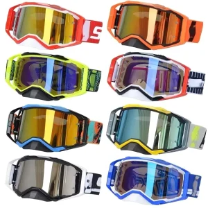 Multi-Color Unisex Windproof Full Frame PC Lenses Safety Motocross Cycling Outdoor Sports Goggles