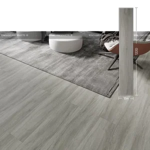 Multi-Family Housing SPC Waterproof Anti-Slip Click-Lock Rigid-Core Flooring for Supermarket Hotel