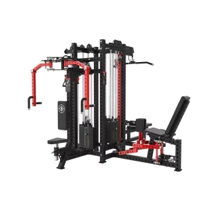 Multi-Function 4-Station Steel Gym Machine for Leg and Full-Body Fitness Training, 150kg Capacity