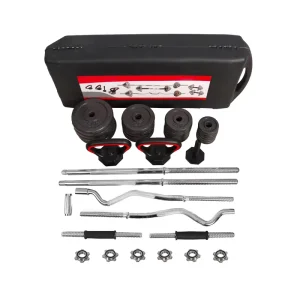Multi Function Dumbbell Set Weightlifting Home Fitness Adjustable Barbell 58kg Dumbbell Set