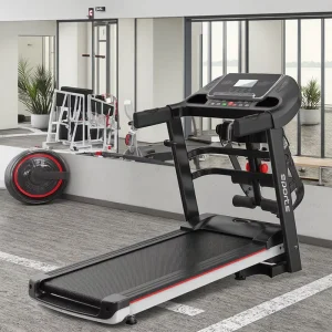Multi Function Electric Treadmill Home Gym 2.0HP Motorized Running Walking Machine Foldable 14KM H 100KG LCD Monitor