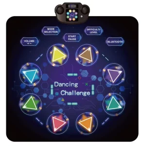 Multi-Function Electronic Dance Mat Interactive Fitness Music Rhythm Light Dance Pad YQ33700