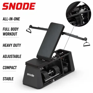 Multi Function Fitness Storage 4 in 1 Bench Foldable Cast Iron Adjustable Hidden Weight Storage for Gym