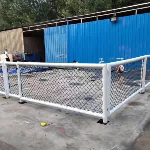 Multi-Function Floor MMA Cage Panels Net Boxing Ring with Stainless Steel Square Custom Size