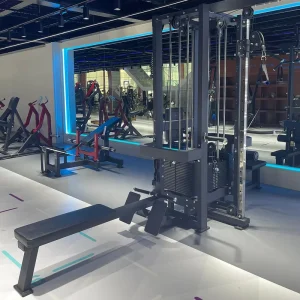 Multi-Function Gym System Power Rack Squat Lifting 5-Station