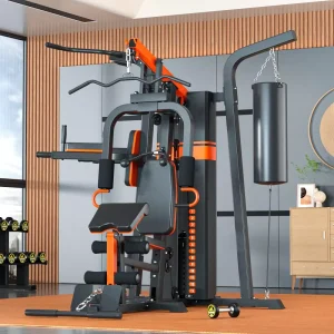 Multi-Function Home Gym Exercise Machine with Weights