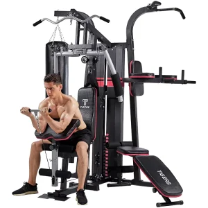 Multi-Function Home Gym Station with Weights