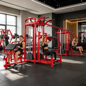 Multi-Function Integrated Strength Training Station All-in-One Gym Machine