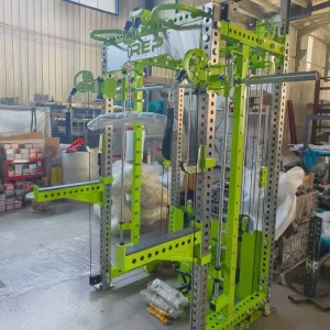 Multi-Function Plate-Loaded Smith Machine Gym Equipment Stainless Steel 75 kg x 2 Weight Stack