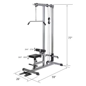 Multi-Function Pull-Down Gym Equipment Station