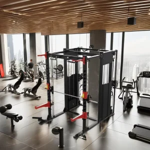 Multi-Function Station Dumbbell Set with Bench and Rack