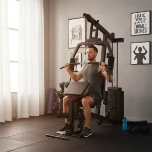 Multi Function Station Exercise Equipment Pull Down System Strength Training Fitness Machine