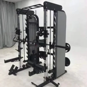 Multi-Function Station Smith Machine Power Rack Cable Crossover Trainer
