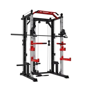 Multi-Function Station Squat Rack Power Tower Multifunctional Gym Functional Trainer Smith Machine for Sale