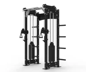 Multi-Function Steel Functional Trainer Cable Machine Squat Rack Power Rack Half Rack