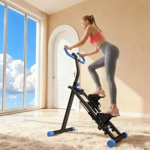 Multi-Function Steel Home Stair Climber with Silent Magnetic Control