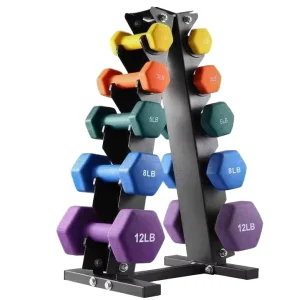 Multi-Functional Cast Iron Dumbbells with Customizable Vinyl-Coated Neoprene for Gym Use