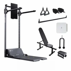 Multi-Functional Foldable Fitness Machine with Smart Weight Adjustment System