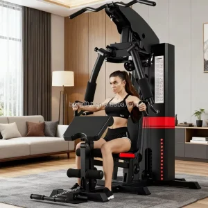 Multi-Functional Full Body Workout All-in-One Exercise Equipment with Pulley System for Home Gym Strength Training