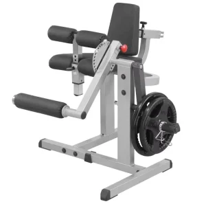Multi-Functional Leg Training Machine Seated Leg Curl Extension Machine Adjustable Angle and Loaded Weight Plate